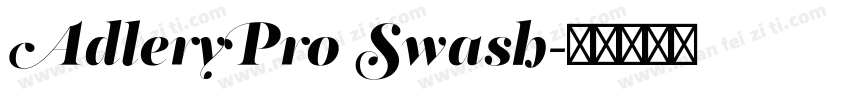 AdleryPro Swash字体转换